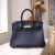 Luxury Hermes Birkin Ghillies 30cm Togo/Swift Calfskin Bag Handstitched, Noir CK89 RS01850