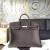 Replica Hermes Horseshoe Birkin 40cm Togo Calfskin Original Leather Bag Handstitched Gold Hardware, Chocolat CK47 RS04370