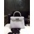 Hermes Kelly 28cm Togo Calfskin Bag Handstitched Palladium Hardware, Blanc White RS19203