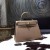 Cheap Hermes Kelly 28cm Epsom Calfskin Bag Gold Hardware Handstitched, Etoupe CK18 RS00020