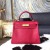 Hermes Kelly 28cm Swift Calfskin Bag Gold Hardware Handstitched, Ruby B5 RS12710