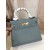 Hermes Kelly 32cm Bag Sellier Rigide Epsom Calfskin Palladium Golden hardware, Blue Atoll 3P RS201711