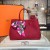 Hermes Garden Party 30cm Togo Calfskin Leather Palladium Hardware High Quality, Rouge Casaque RS02812