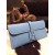 Hermes Jige Elan Clutch 29cm Epsom Calfskin Handstitched, Celeste 7N RS02770