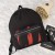 Saint Laurent Backpack 3304 Black Red 31*40*14