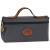LONGCHAMP LE PLIAGE COSMETIC CASE GUN METAL