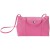 LONGCHAMP LE PLIAGE CUIR CROSSBODY BAG BUBBLEGUM