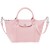LONGCHAMP LE PLIAGE CUIR HANDBAG PINK