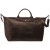 LONGCHAMP LE PLIAGE CUIR TRAVEL BAG MOCHA