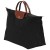 LONGCHAMP LE PLIAGE LARGE TRAVEL BAG BLACK