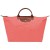 LONGCHAMP LE PLIAGE LARGE TRAVEL BAG CORAL RED