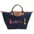 LONGCHAMP LE PLIAGE LUCKY MEDIUM HANDBAG NAVY