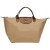 LONGCHAMP LE PLIAGE MEDIUM HANDBAG BEIGE