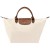 LONGCHAMP LE PLIAGE MEDIUM HANDBAG ECRU