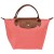 LONGCHAMP LE PLIAGE SMALL HANDBAG CORAL RED