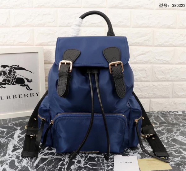 Burberry Backpack 380233 Blue 36*28*14
