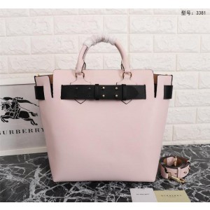 2018 New Burberry Tote 102 Pink 36*15.5*23cm