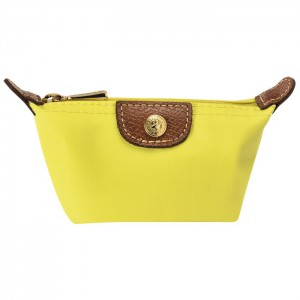 LONGCHAMP LE PLIAGE COIN PURSE LEMON-YELLOW