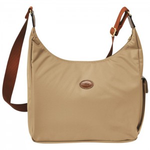 LONGCHAMP LE PLIAGE HOBO BAG BEIGE