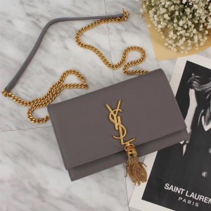 2018 New Saint Laurent Crossbody Bag 26817 Gray 20*17*6