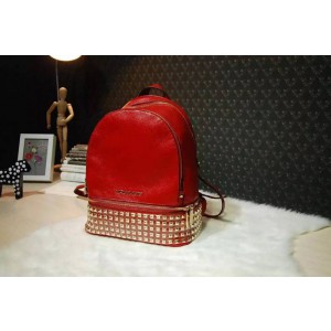 Michael Kors Rivet Backpacks Red (MK223)