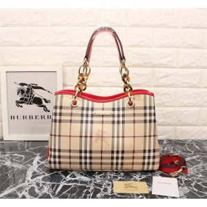 Burberry Tote Bag 1193 Red 31*23*10