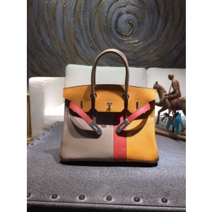 Hermes Birkin 30cm Taurillon Clemence Bag Handstitched Palladium Hardware, Rouge Casaque Swift RS10500