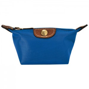LONGCHAMP LE PLIAGE COIN PURSE INDIGO
