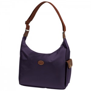 LONGCHAMP LE PLIAGE HOBO BAG BILBERRY