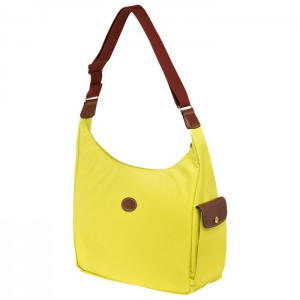 LONGCHAMP LE PLIAGE HOBO BAG LEMON-YELLOW