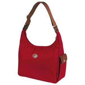 LONGCHAMP LE PLIAGE HOBO BAG RED