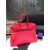 Fashion Hermes Birkin 35cm Taurillon Clemence Calfskin Leather Bag Gold Hardware Handstitched, Rouge Casaque Q5 RS08114